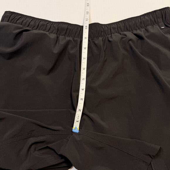 Free Fly Shorts Mens XL Black Breeze Lined Bamboo Liner Quick Dry Athletic Run - Picture 10 of 11
